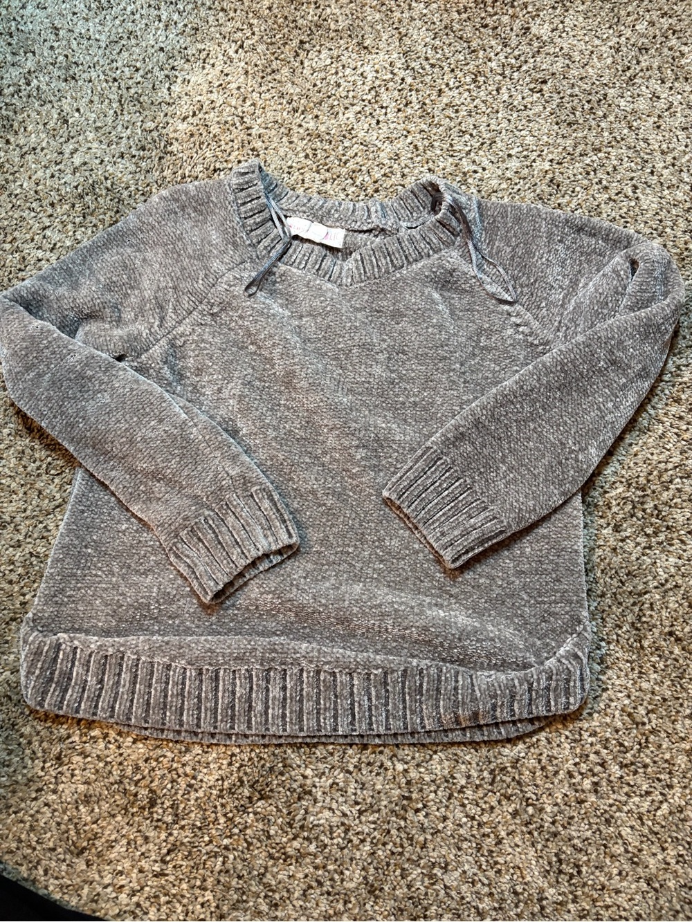 Pink Republic Heather Gray Pullover Sweater